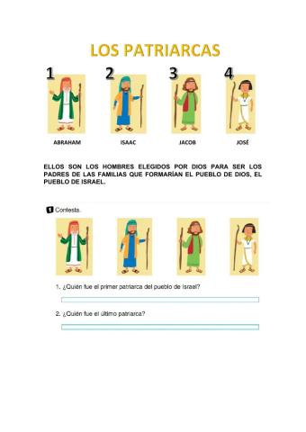 Los patriarcas de Israel