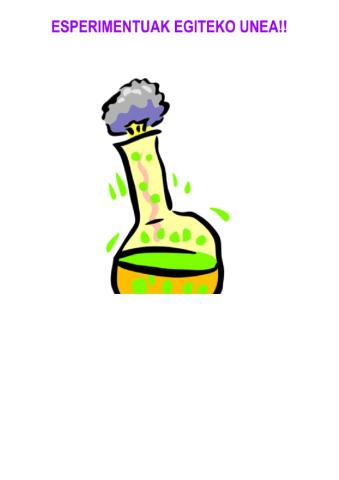 Esperimentuen gidoia