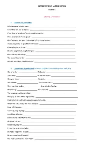 Translation english-french