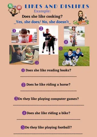 Do you like+ gerund?