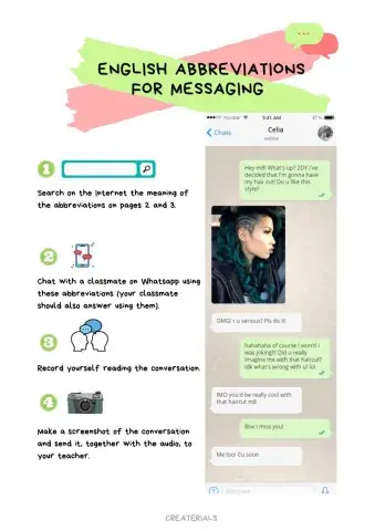 Abbreviations in Whatsapp