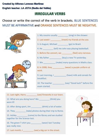 Irregular verbs 3