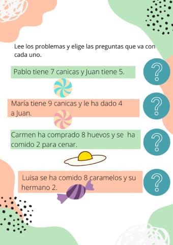Selecciona la pregunta para el problema