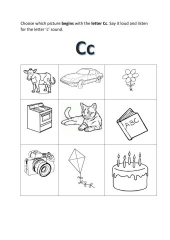 Letter Cc sound