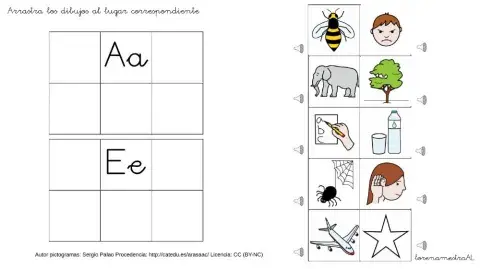 Conciencia fonológica A-E
