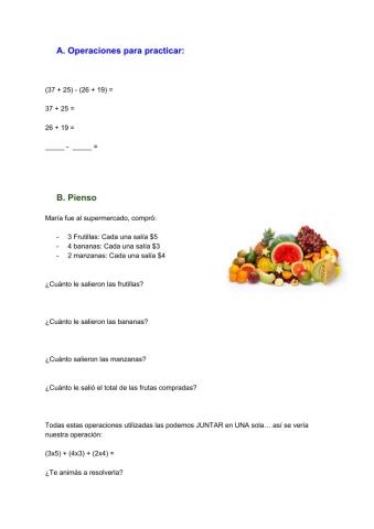 Operaciones combinadas