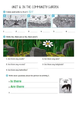 In the community garden