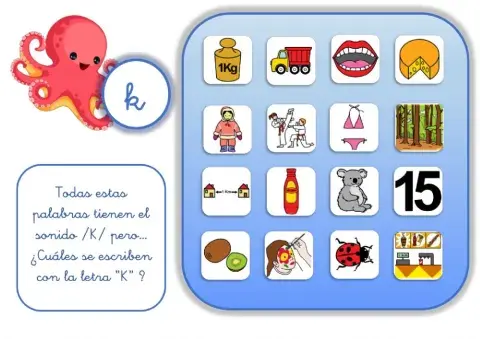 Fonema K y sus grafías.