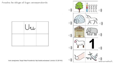 Conciencia fonológica U