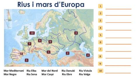 Rius i mars d'Europa