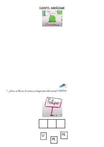 Cuento Abrázame