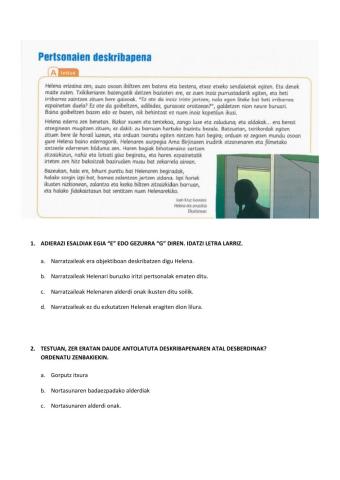 Pertsonaien deskribapena