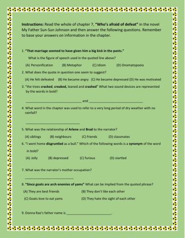 Who's Afraid of Defeat