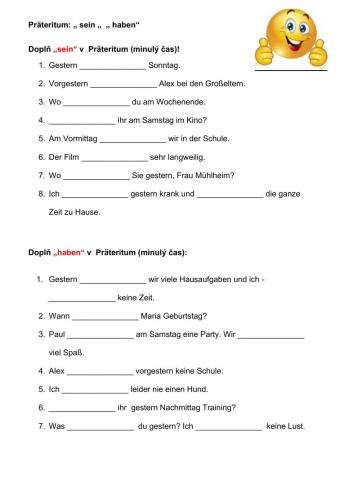 préteritum war-hatte