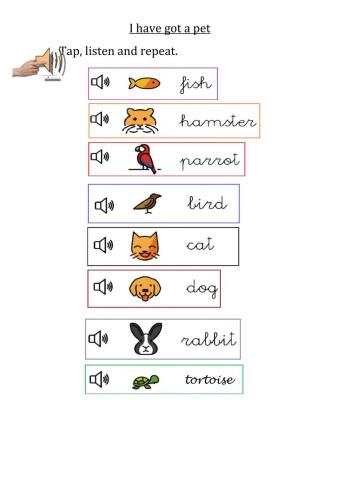 I have got a pet