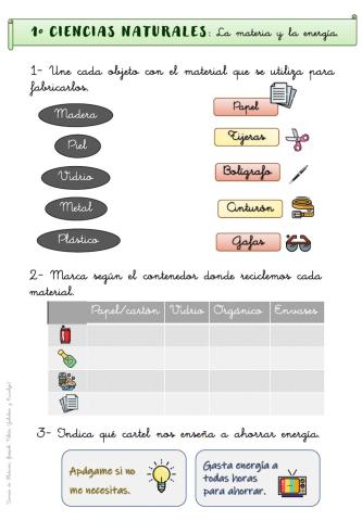 La materia y la energía