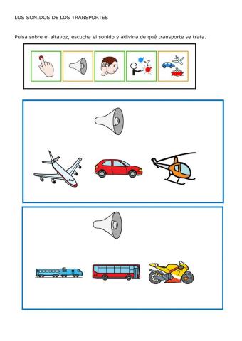 Sonidos de transportes