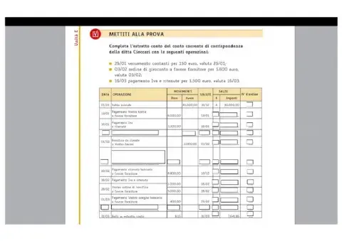 Estratto conto 2