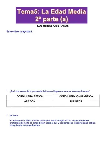 Los Reinos cristianos