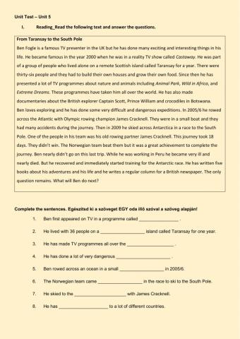 Pr3 Unit5 SKILLS-reading