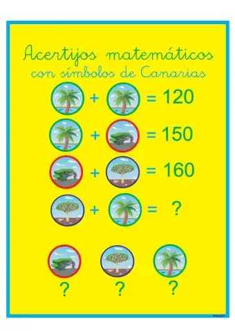Acertijos matemáticos de Canarias