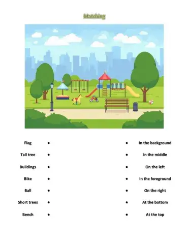Prepositions of place