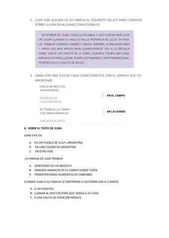 Espacios rurales y ciudad