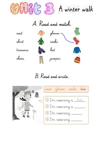 A winter walk exercises