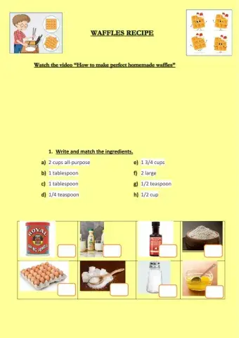 Waffles recipe