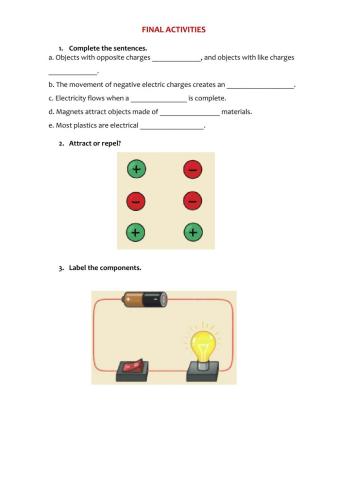 Unit 6 - Electricity and Magnetism - 6th Grade