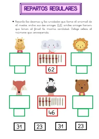 REPARTOS DECENAS Y UNIDADES