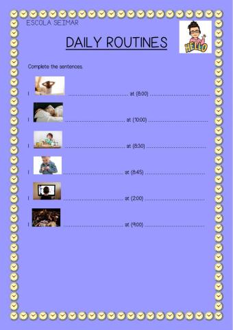 Daily routines