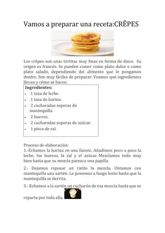 Receta 4º