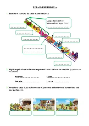 Repaso de la Prehistoria