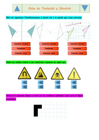 Traslación y simetria
