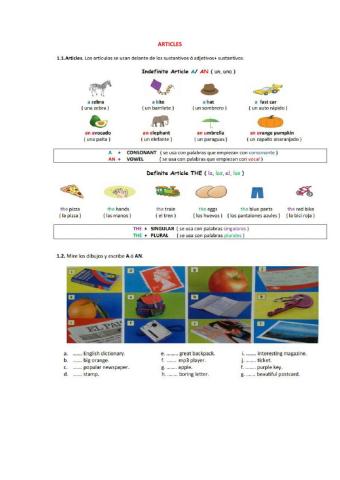 Verb to be Repaso 1°1°