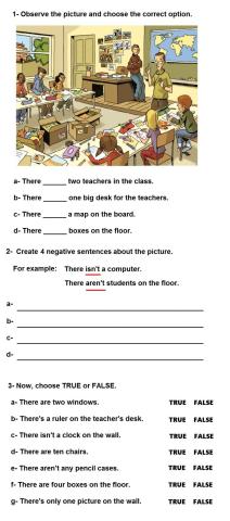 There is - There are