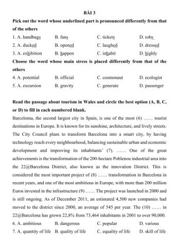 End of term test Grade 11