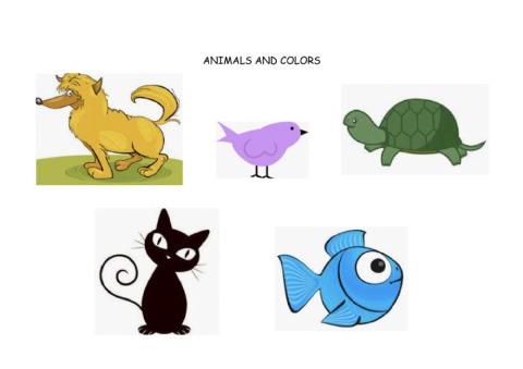 Animals and colors