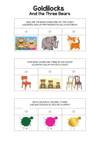 GOLDILOCKS COMPREHENSION