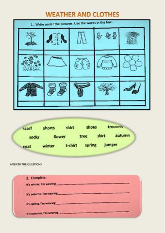 T2 weather and clothes