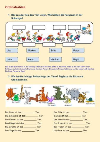 Ordinalzahlen