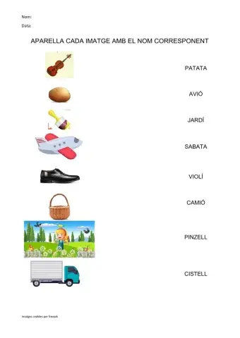 Aparellar imatge - nom