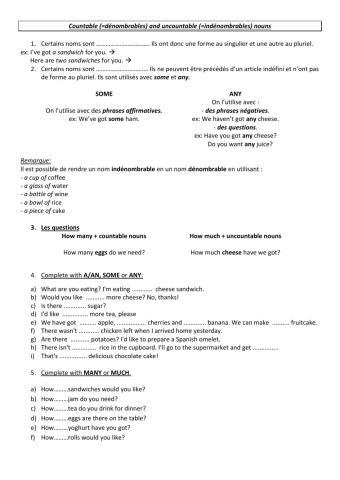 Countable - Uncountable