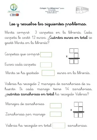 Problemas de multiplicaciones I
