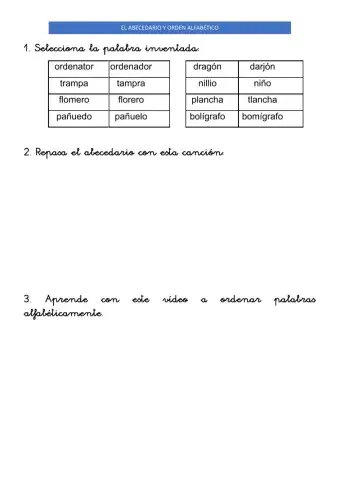 18mayo orden alfabético