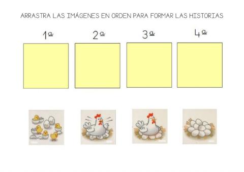 Secuencias temporales 4 viñetas