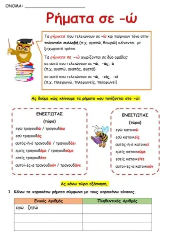 Ρήματα σε -ω