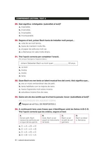 Competència lingüística en llengua catalana 2n part