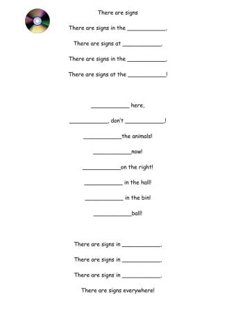 There are SIGNS SONG